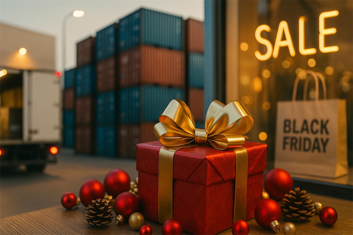 holiday season logistics and freight shipping during Black Friday and Christmas