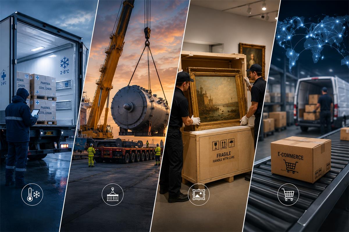 Freight forwarding specialist managing global logistics across niche trade lanes and cargo types.